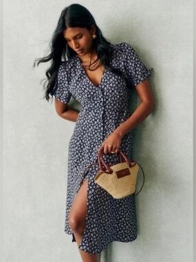 VIC DRESS sz 10 Lanzarote Print